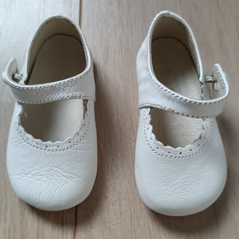 Classic White Kids Mary Jane Shoes